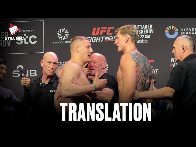 Volkov and Pavlovich Heated Argument | Ali Abdelaziz Involved