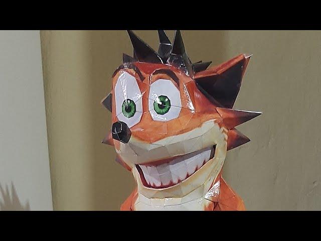 Crash Bandicoot papercraft