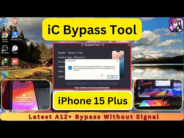 iPhone 15 Plus iCloud Activation Lock Bypass Without Signal | Anna Solution Zone | iC Bypass Tool |