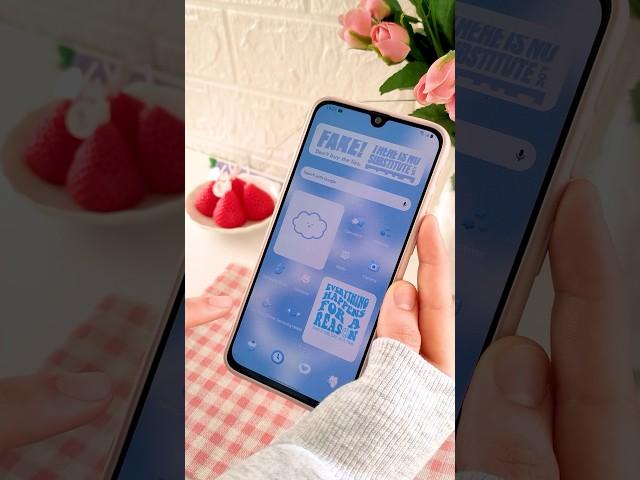 CUSTOMIZE MY PHONE WITH ME USING ONLY SAMSUNG APPS 🫐 save storage and have an AESTHETIC PHONE ️