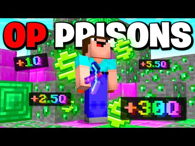 The MOST INSANE *NEW* MINECRAFT OP PRISONS SERVER in MINECRAFT! | Minecraft OP PRISON SERVER 1.20+