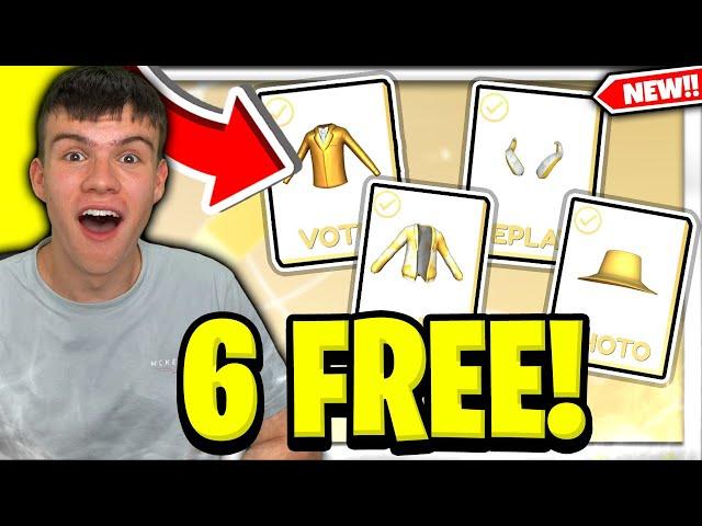 How To Get ALL *6* FREE GOLDEN ITEMS In Roblox Innovation Awards Voting Hub [BLOXY AWARDS 2022]