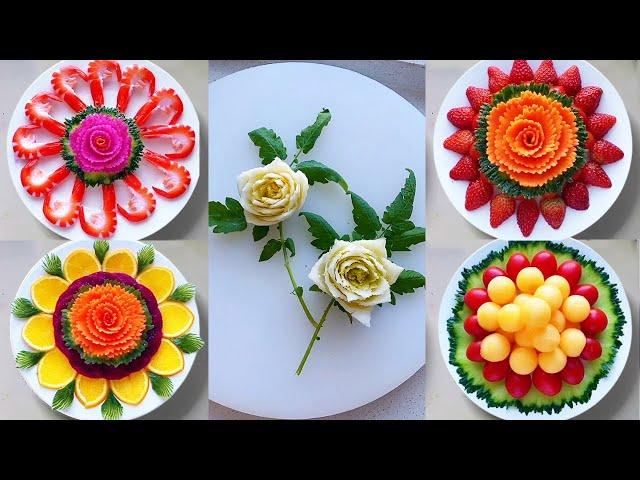 Excellent Chef Tells You How To Cut Vegetables And Fruits Beautifully And Elegantly#fruitcarving