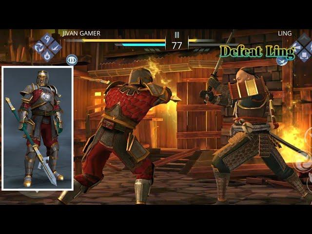 LEVEL 12 BOSS BATTLE BEAT LING SHADOW FIGHT 3 / shadow fight 3 how to defeat ling