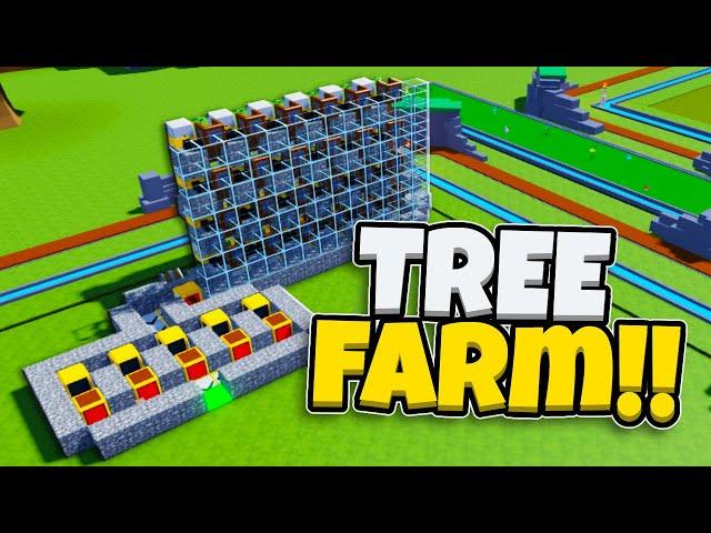 Making a Tree Farm! | Block Tycoon ROBLOX