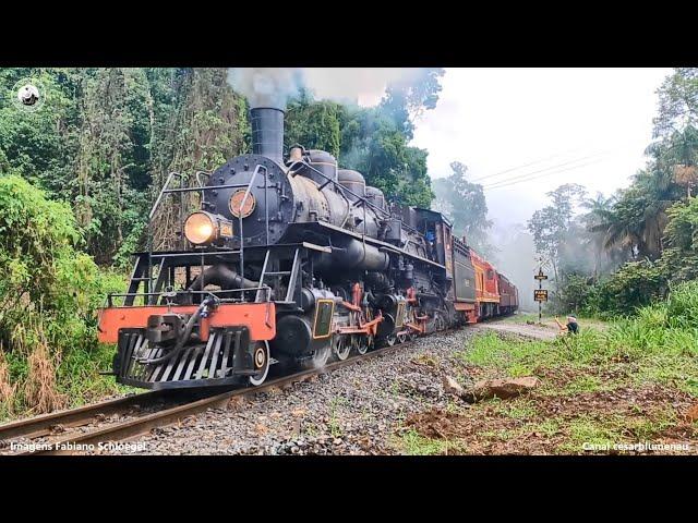  Maria fumaça e diesel / Steam and diesel locomotives -  São Bento do Sul/SC - 2023 -  (Brasil)