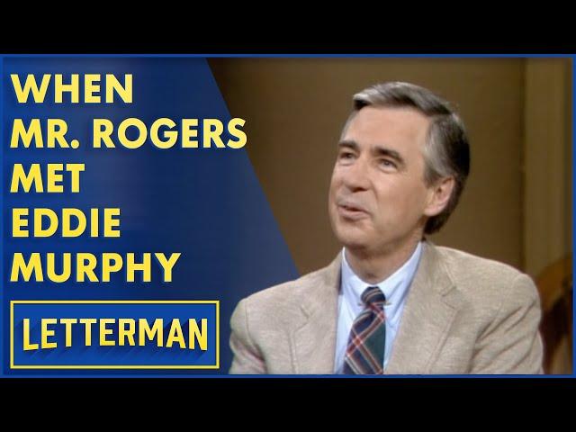 Mr. Rogers Talks About Meeting Eddie Murphy | Letterman