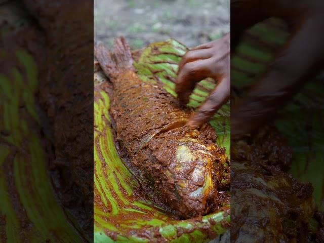 Fish Fry in Banana leaf #shorts