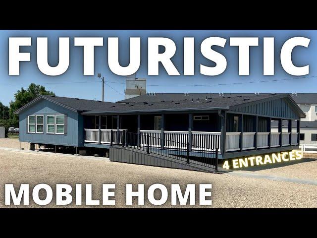 FUTURISTIC MOBILE HOME! This house will BLOW your MIND! Triple Wide Home Tour