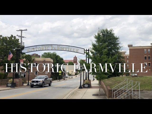 WALKING: Main Street of Historic Downtown Farmville, VA