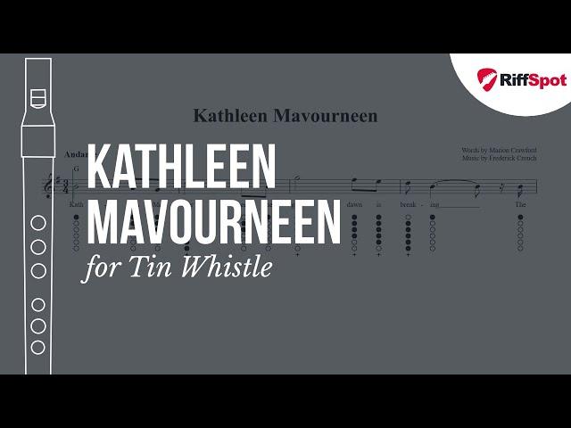 Kathleen Mavourneen Tin Whistle Tab