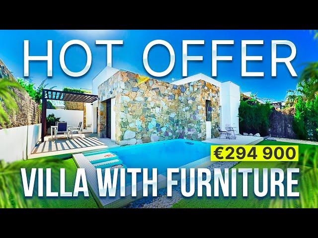 Experience the DREAM Villa in Spain with Furniture and a Pool! Hot Offer €294 900