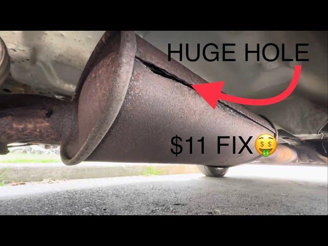 How To Fix A Hole In Your Muffler Cheap