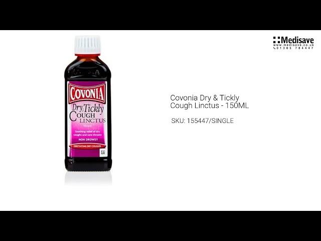 Covonia Dry Tickly Cough Linctus 150ML 155447 SINGLE