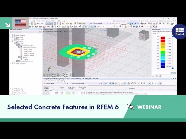 Webinar | Selected Concrete Features in RFEM 6