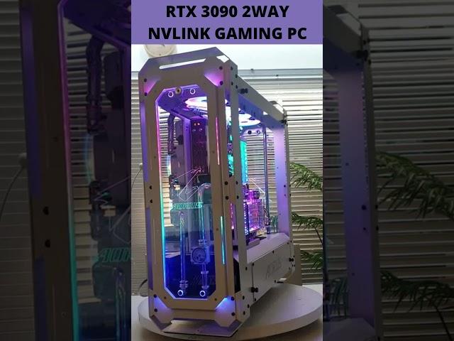 RTX 3090 2WAY NVLINK | SUPER COOLED GAMING PC #SHORTS