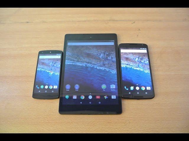 Android M: Nexus 6 vs Nexus 5 vs Nexus 9 - Which Is Faster?