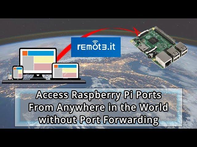 Access Raspberry Pi ports from anywhere in the world without port forwarding using Remote.it