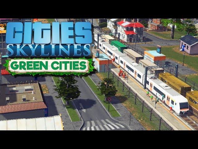 Cities Skylines | Первая электричка и запуск трамвая #11