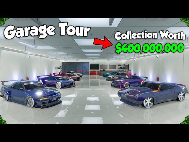 My GTA 5 Car Collection Garage Tour! OVER $400,000,000 WORTH OF CARS!