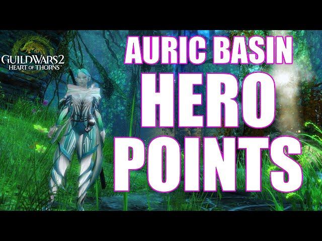 GW2 - Auric Basin Hero Points Guide - Guild Wars 2 Heart of Thorns