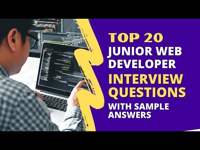 Junior Web Developer Interview Questions and Answers for 2024