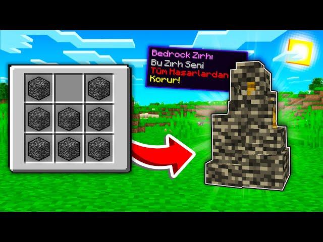 HER ŞEYDEN ZIRH YAPABİLİYORUM! - MİNECRAFT