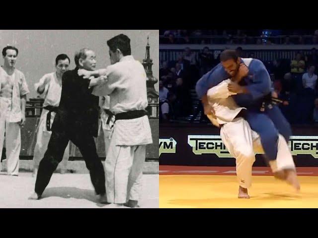 Jigoro Kano's throwing techniques VS Modern throwing techniques