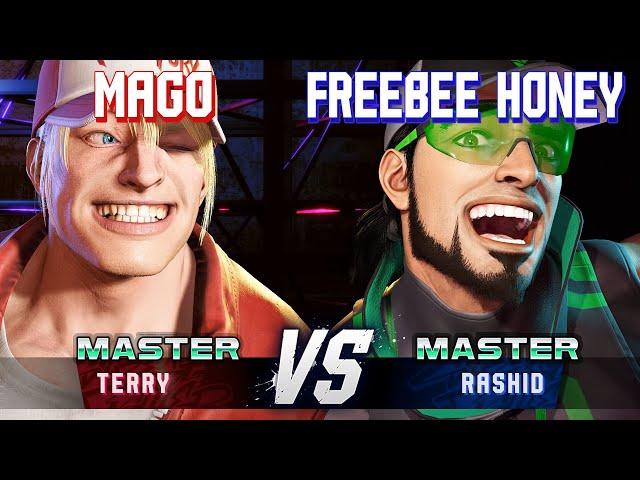 SF6 ▰ MAGO (Terry) vs FREEBEE HONEY (Rashid) ▰ High Level Gameplay