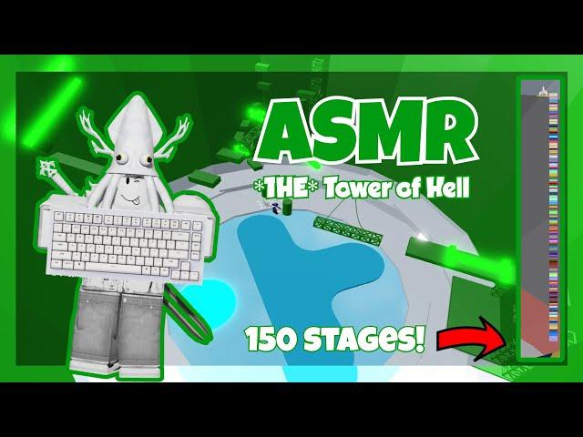 (150 Stages) THE Tower of Hell but it's *CREAMY* Keyboard ASMR | Roblox ASMR #19