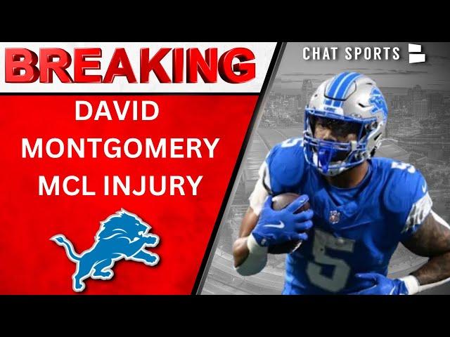 BREAKING: David Montgomery OUT INDEFINITLY With MCL Injury