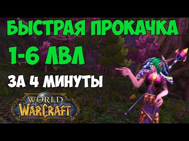 БЫСТРАЯ ПРОКАЧКА - 1-6 ЛВЛ ЗА 4 МИНУТЫ!