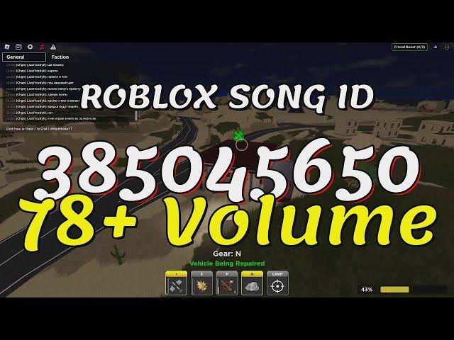 78+ Volume Roblox Song IDs/Codes