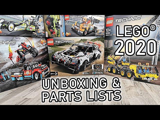 LEGO Technic 2020 Unboxing | LEGO 42109, LEGO 42108 and More | LEGO Top Gear 42109