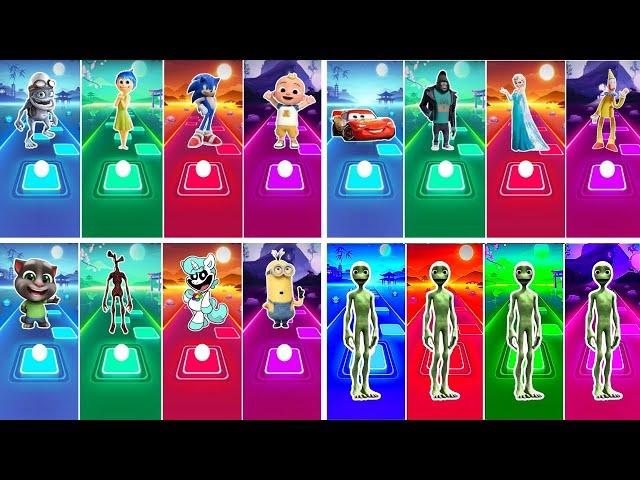 Crazy Frog  Cocomelon  Talking Tom  Alien Dance  Tiles Hop EDM Rush