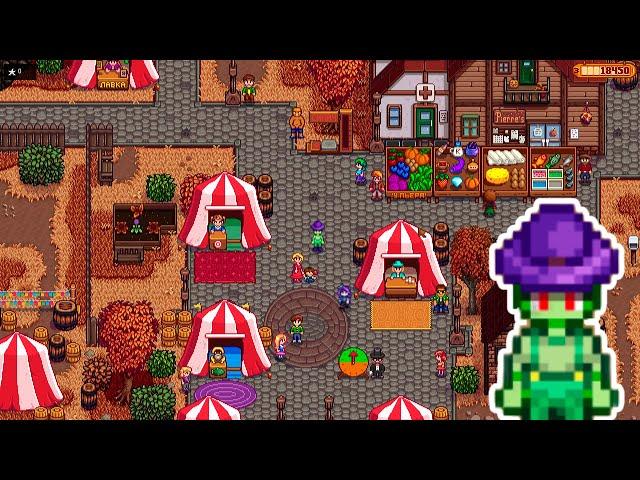 Луговая ферма, год 1 день 64-72: строим теплицу, ярмарка | Stardew Valley