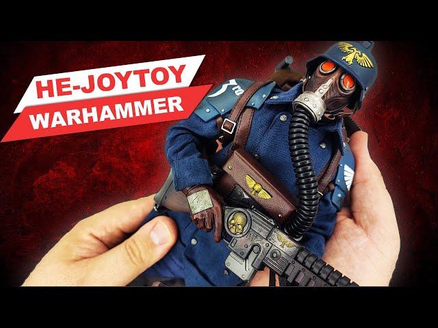 Warhammer 1/6 - гвардеец Корпуса Смерти Крига: обзор коллекционной фигурки от Elephant Toys