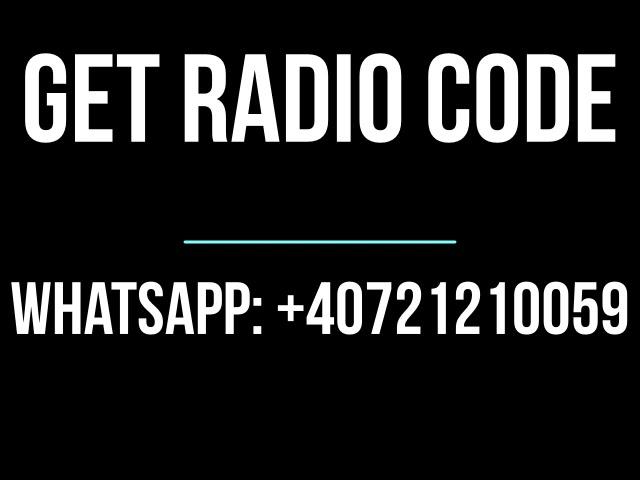 Radio Code Chrysler Jeep Voyager Pt Grand Cruiser Cherokee Dodge Harman Codice Pin Compass