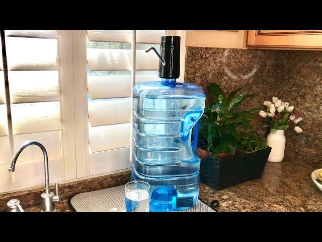 Countertop 5 Gallon Water Jug Dispenser & Filter - Best Countertop Water Purifier for Home & Camping