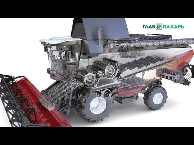Новый зерноуборочный комбайн T500 от Ростсельмаш