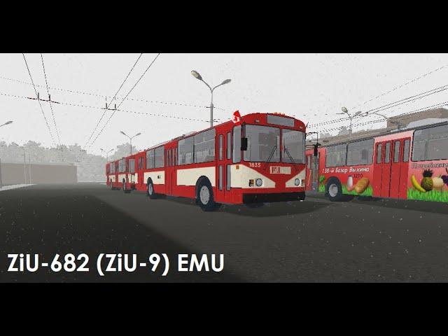 Travel With Me on the ZiU-682/ZiU-9 EMU! || OneSkyVed's Trolleybuses Place (Indev) || Route 10