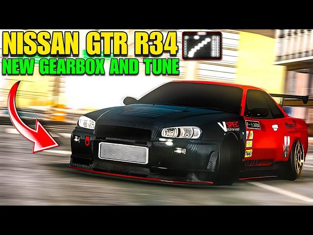 (UPDATED) SMOOTH GTR R34 DRIFT GEARBOX | CAR PARKING MULTIPLAYER NEW UPDATE