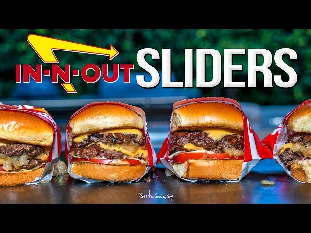 IN-N-OUT BURGER SLIDERS | SAM THE COOKING GUY 4K