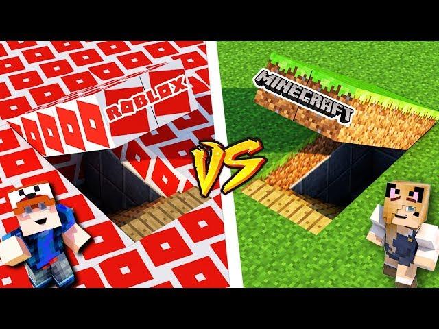 TAJNY DOM ROBLOX VS TAJNY DOM MINECRAFT | Vito vs Bella