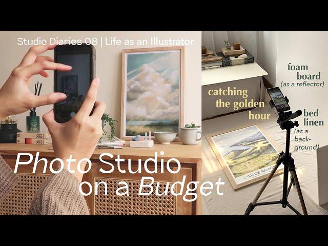 How I Photograph My Artwork For My Online Shop I Studio Diaries 08