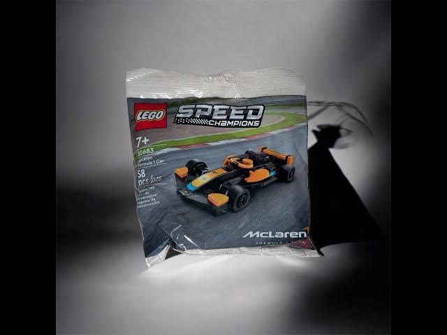 How to build The Lego McLaren Formula 1 Car