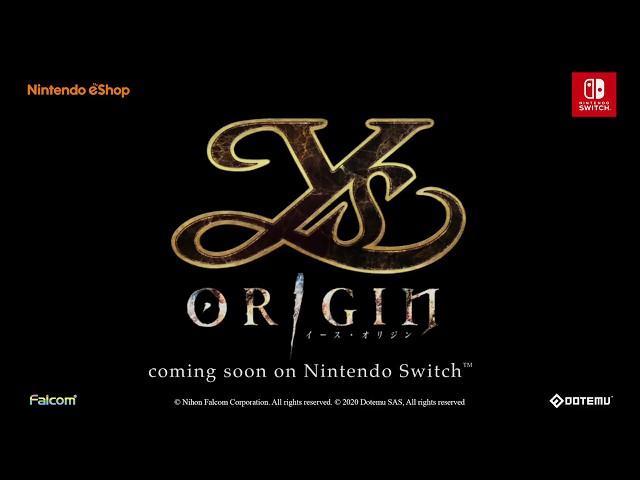 Ys Origin - Nintendo Switch - Trailer - Physical Release [DotEmu / Limited Run Games]