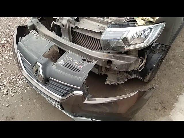 Removing the bumper on Renault (Dachia) Logan 2/Sandero 2