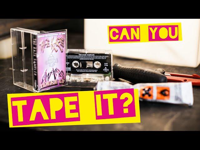 fixing a ripped audio cassette