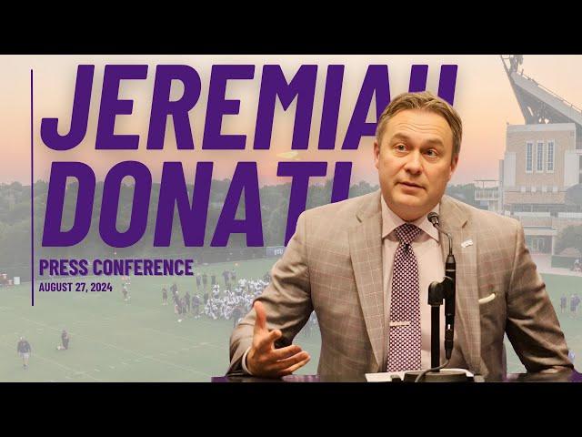 TCU AD Jeremiah Donati Media Availability | August 27, 2024